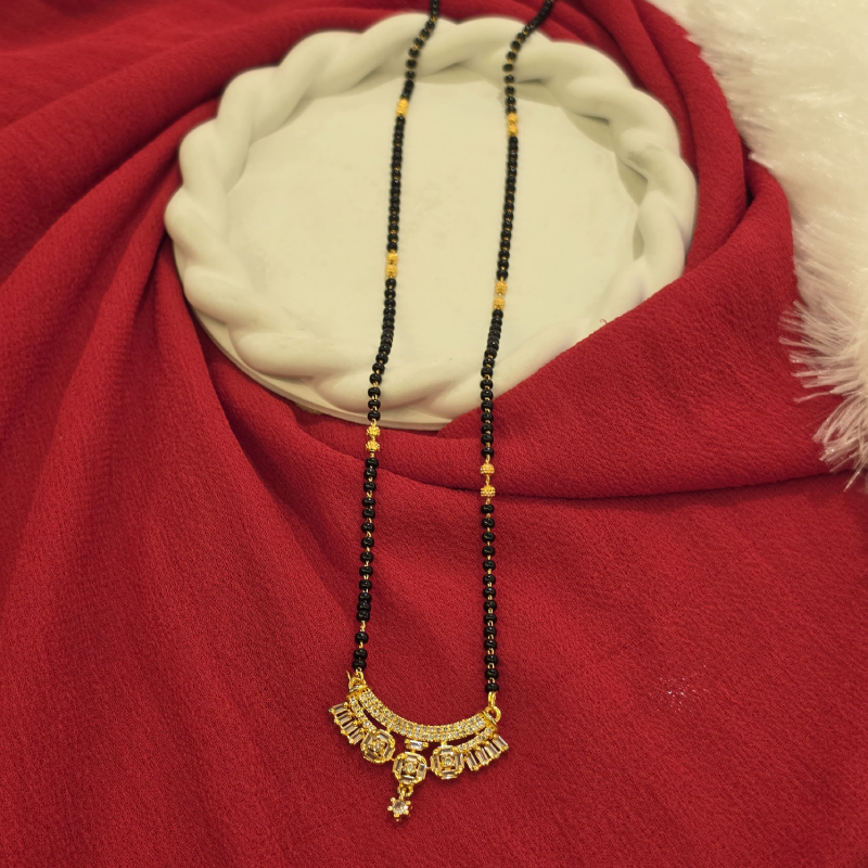 Black Beads Short Chain BBSC-026