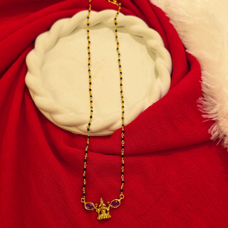 Black Beads Short Chain BBSC-031