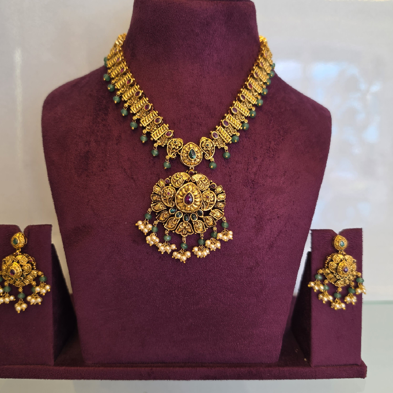 Nakshi Short Neckset NS-025