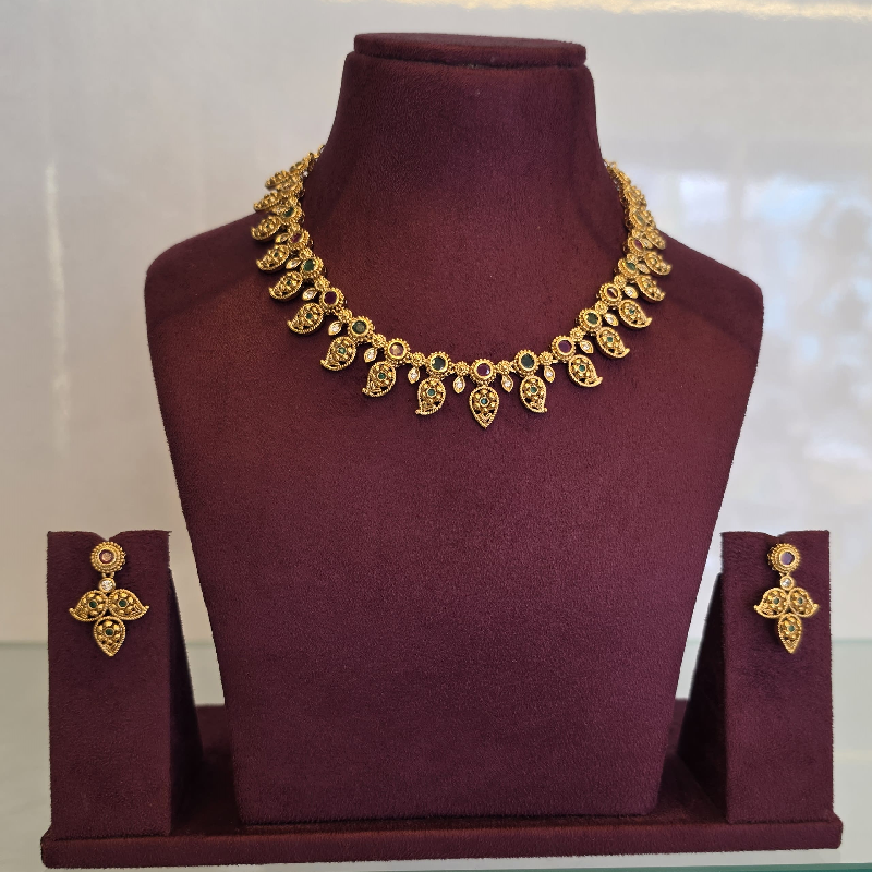 Nakshi Short Neckset NS-034