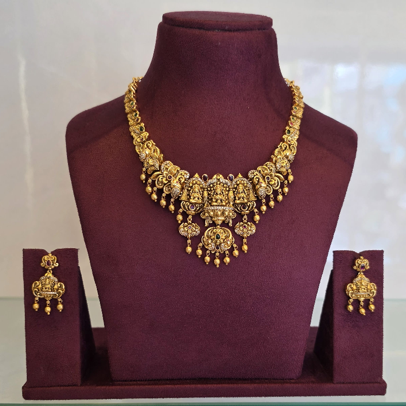 Nakshi Short Neckset NS-038