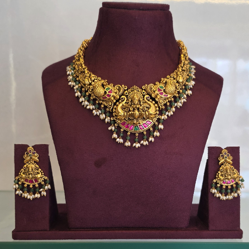Nakshi Short Neckset NS-040