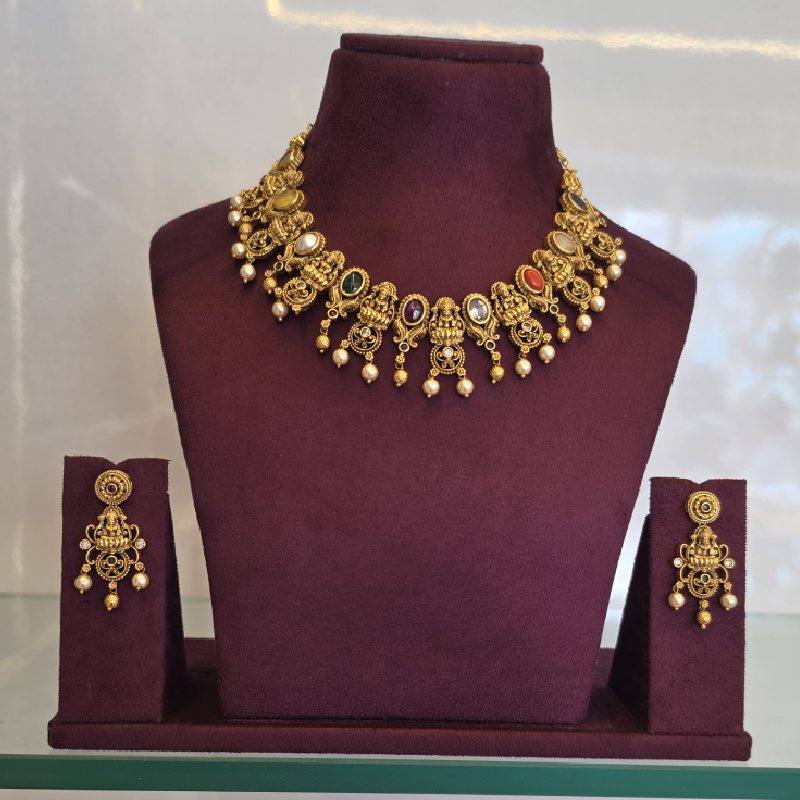 Nakshi Short Neckset NS-009