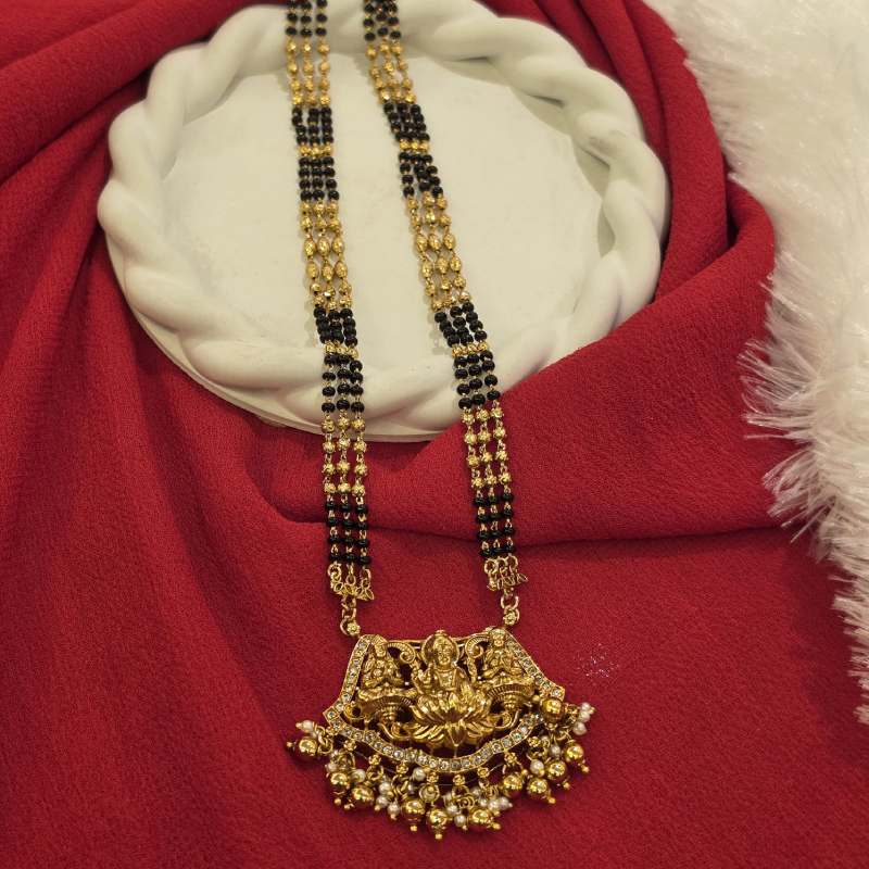 Black Beads Long Chain BBLC-001