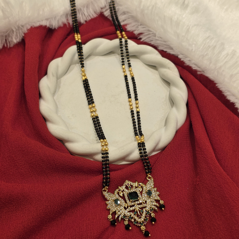 Black Beads Long Chain BBLC-011