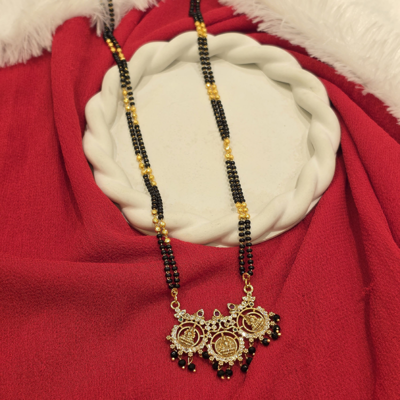 Black Beads Long Chain BBLC-014
