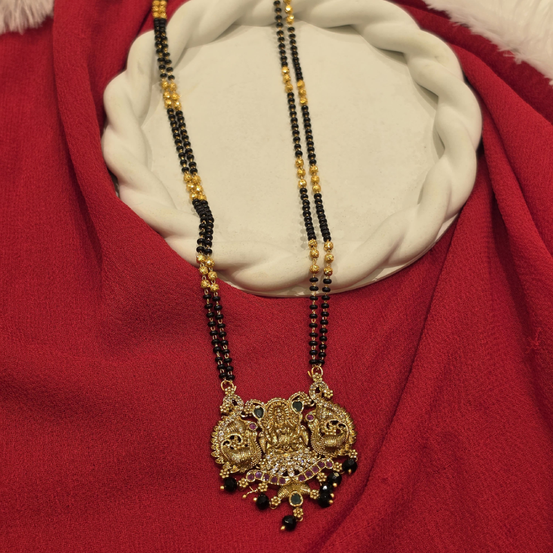 Black Beads Long Chain BBLC-017