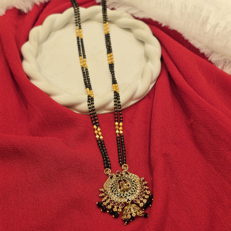 Black Beads Long Chain BBLC-018