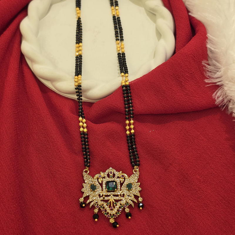 Black Beads Long Chain BBLC-003