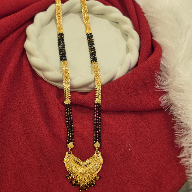 Black Beads Long Chain BBLC-006