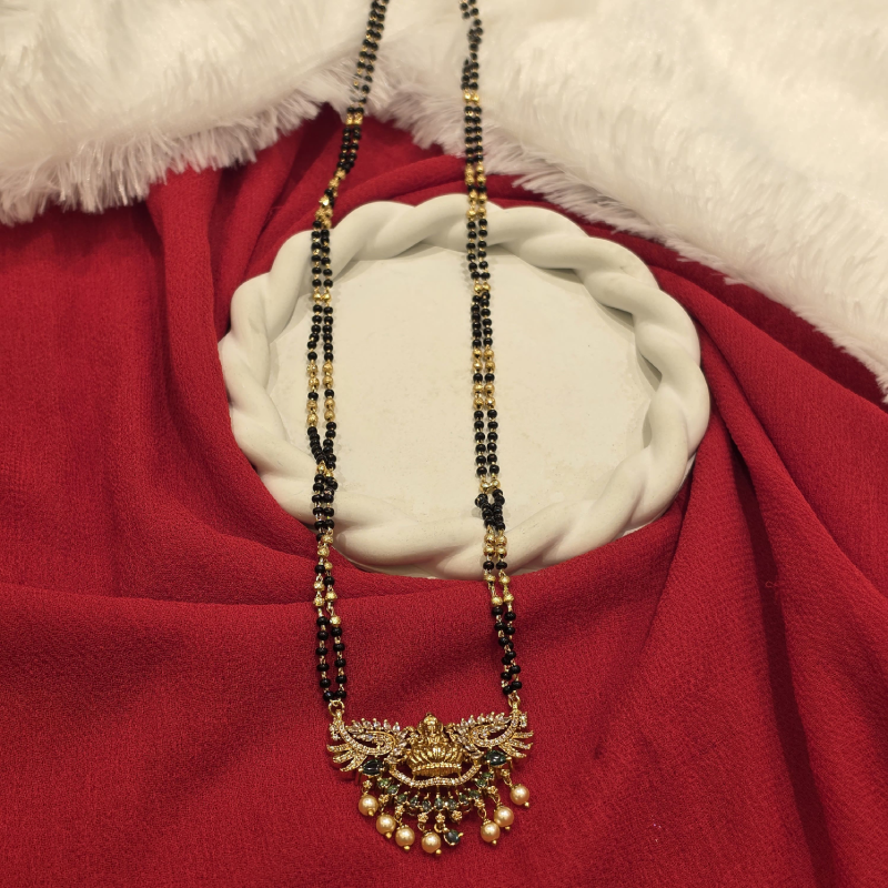 Black Beads Long Chain BBLC-009